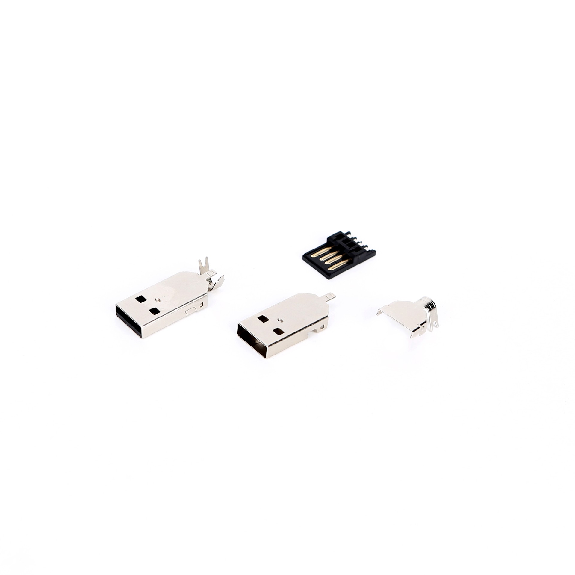 B09A42/S09A43 USB 2.0 AM 三件式 L28