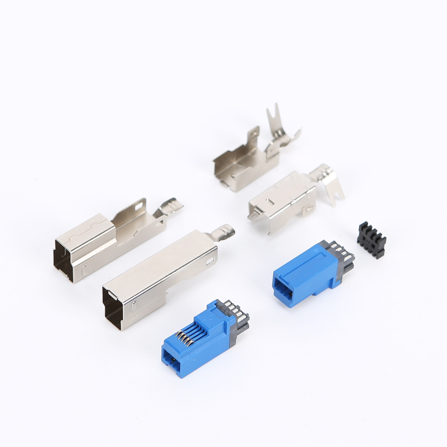 B13W31 USB3.0 AM/MD 焊线三件套 L=28