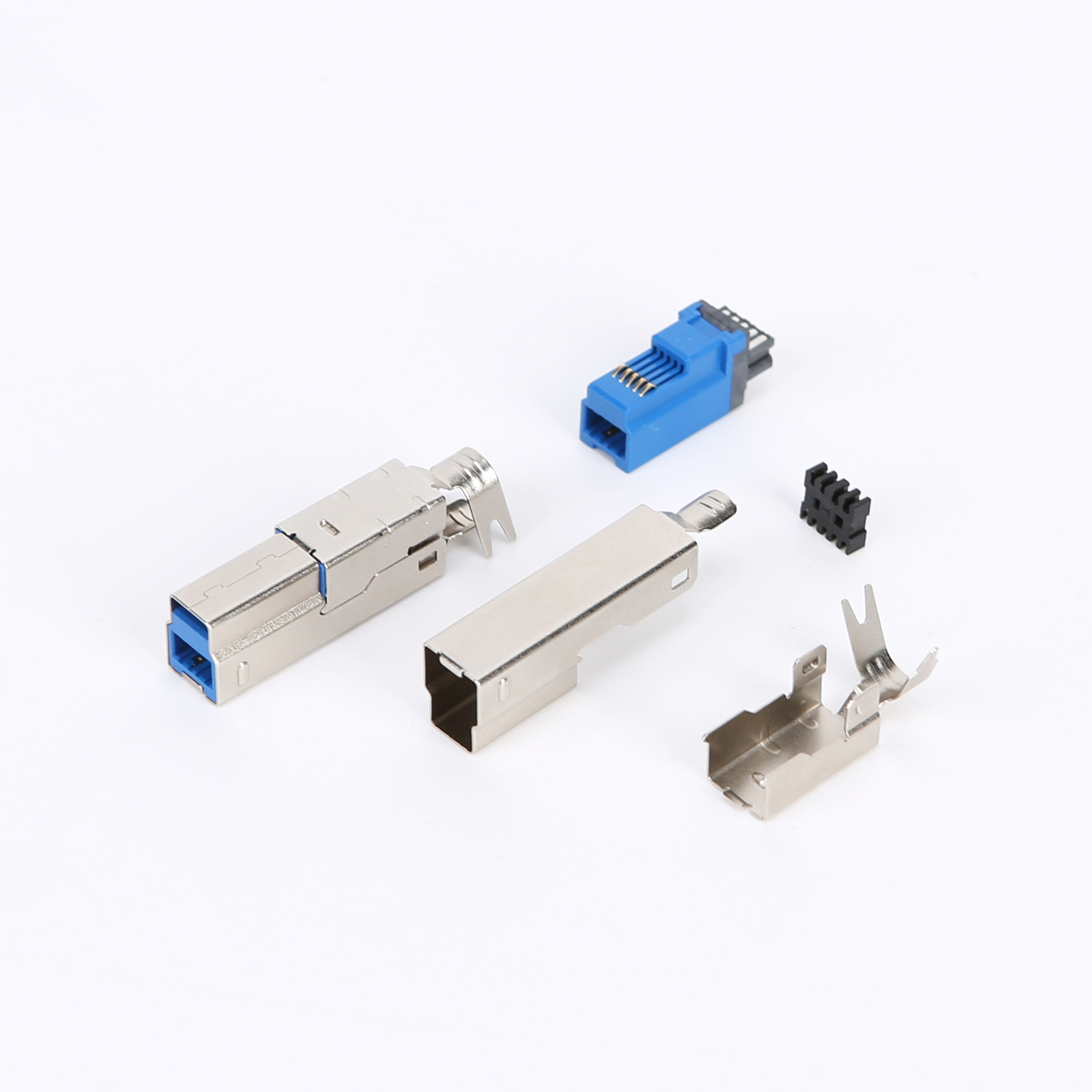 B13W31 USB3.0 AM/MD 焊线三件套 L=28