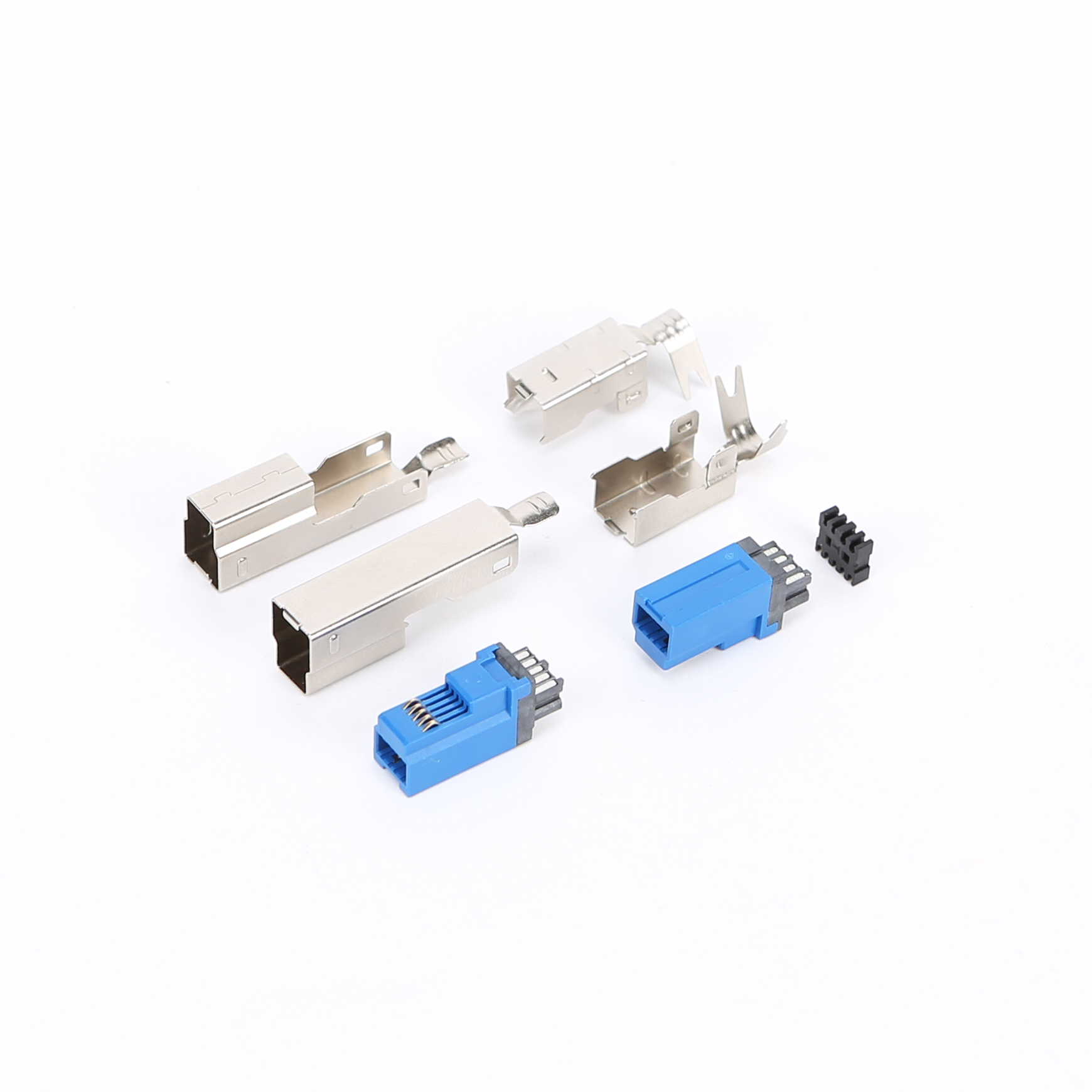 B13W31 USB3.0 AM/MD 焊线三件套 L=28