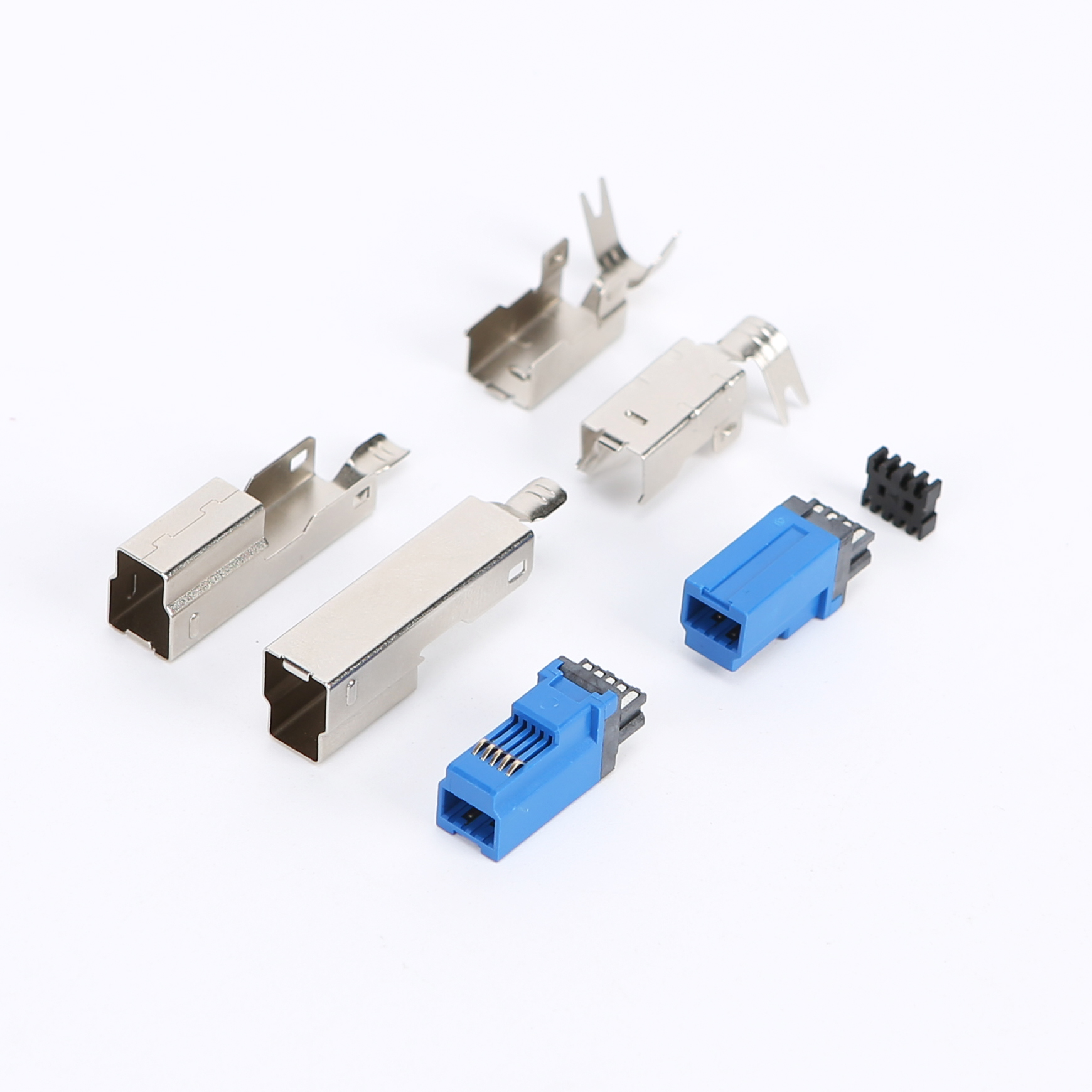 B13W31 USB3.0 AM/MD 焊线三件套 L=28