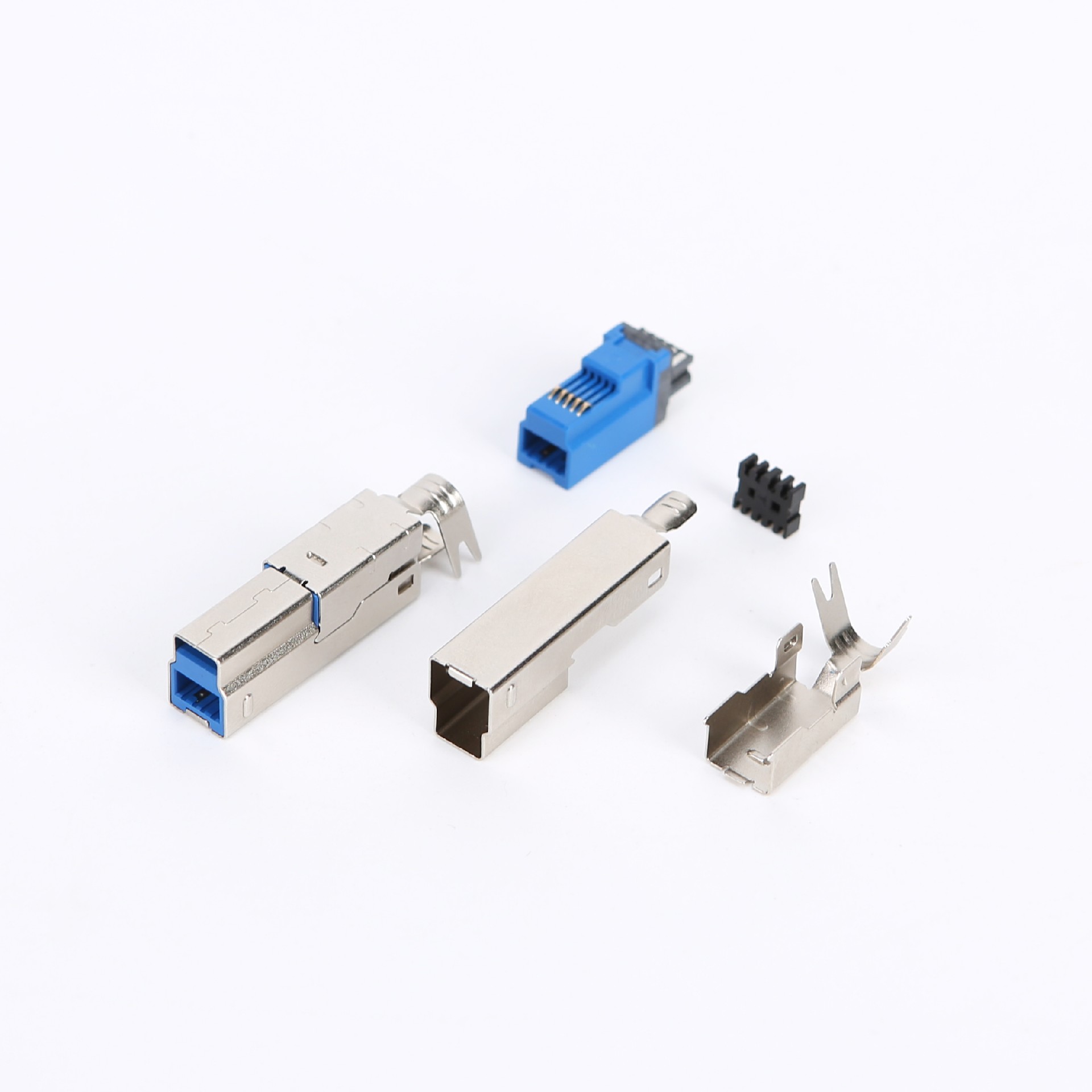 B13W31 USB3.0 AM/MD 焊线三件套 L=28