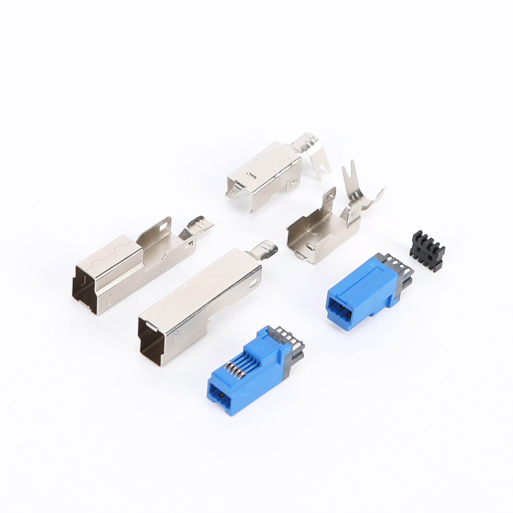 B13W31 USB3.0 AM/MD 焊线三件套 L=28