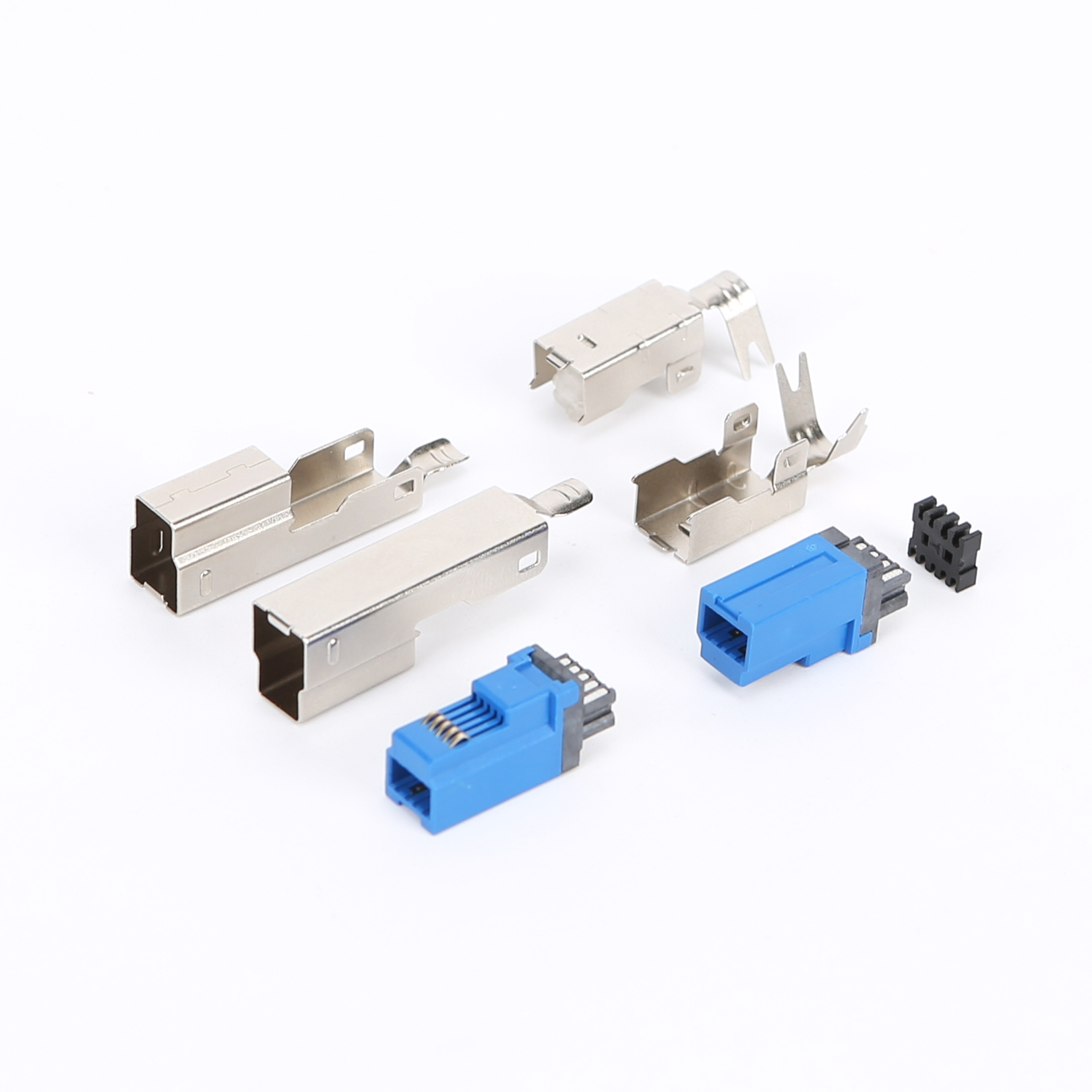 B13W31 USB3.0 AM/MD 焊线三件套 L=28